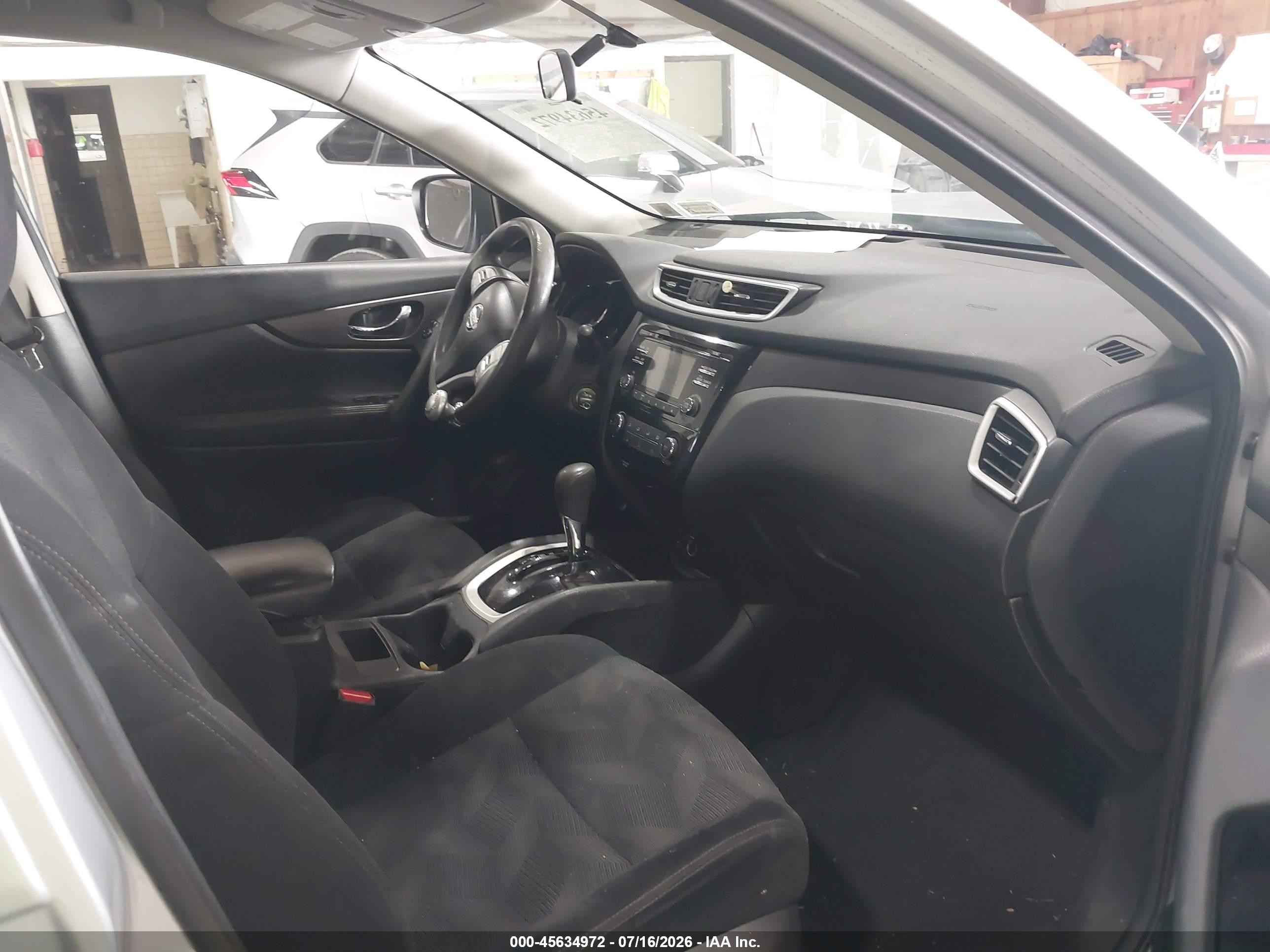 2014 Nissan Rogue S Gray vin: 5N1AT2MV0EC869552