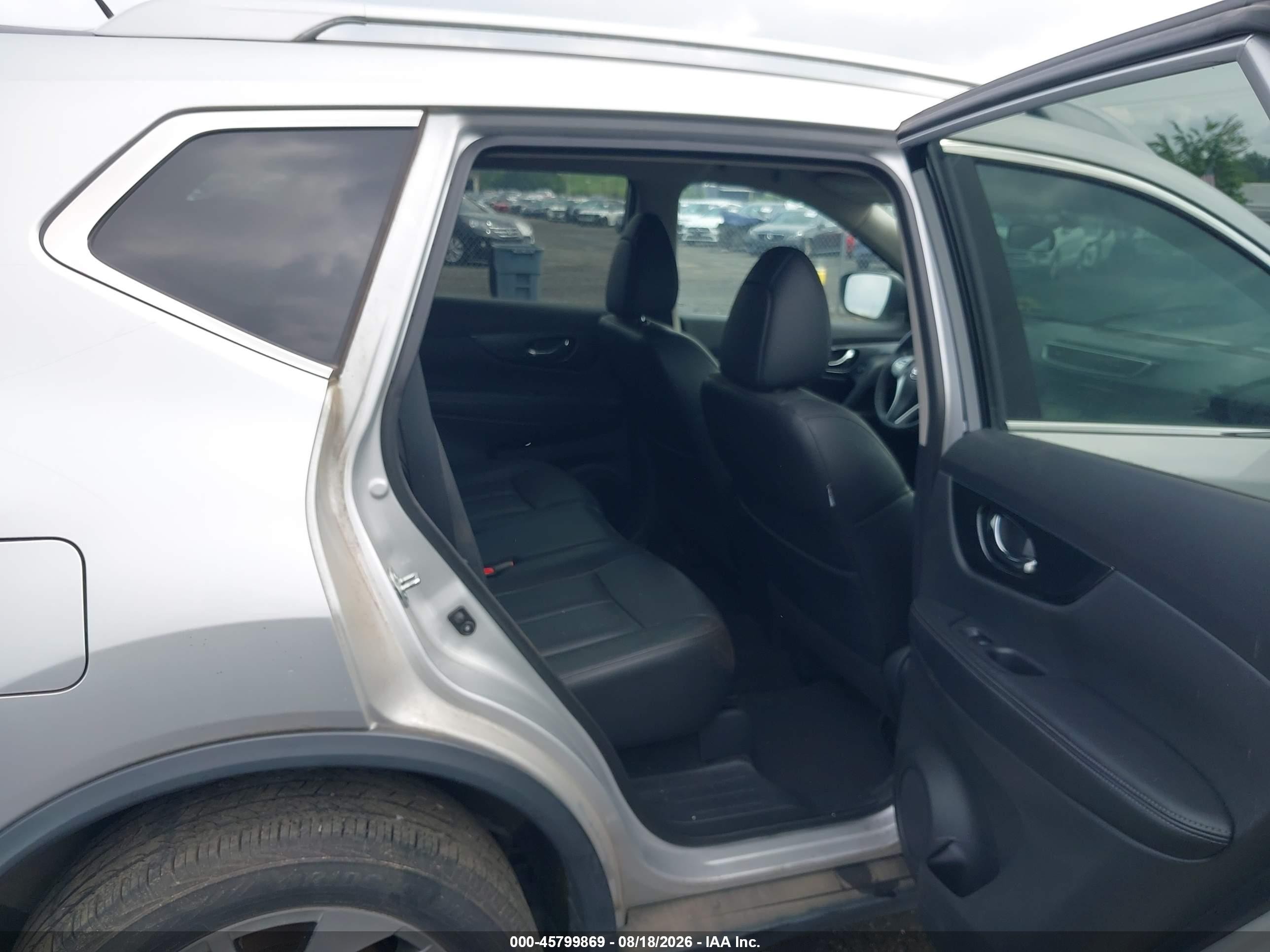 2014 Nissan Rogue Sl Silver vin: 5N1AT2MV0EC871768