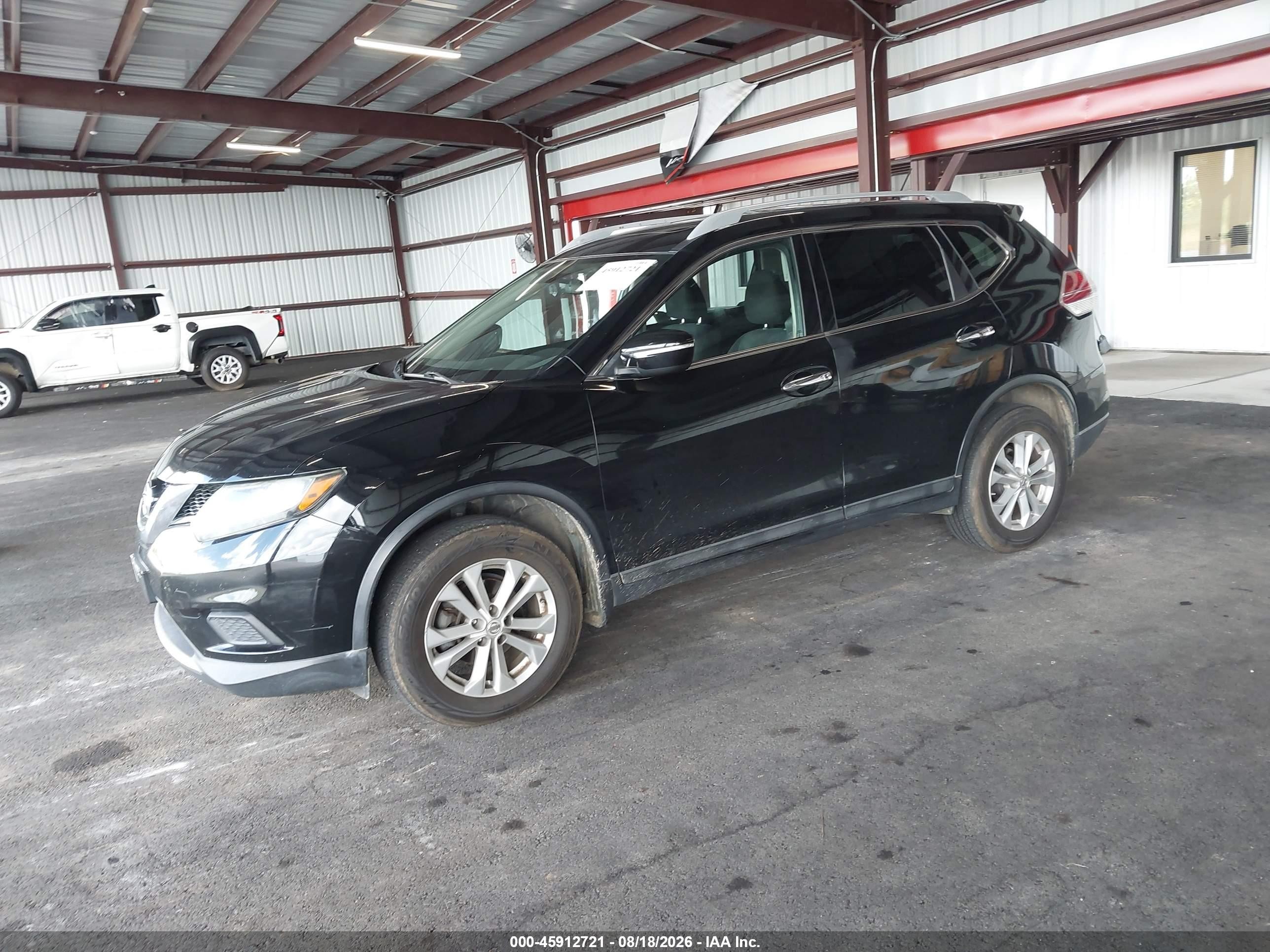2015 Nissan Rogue Sv Черный vin: 5N1AT2MV0FC757111