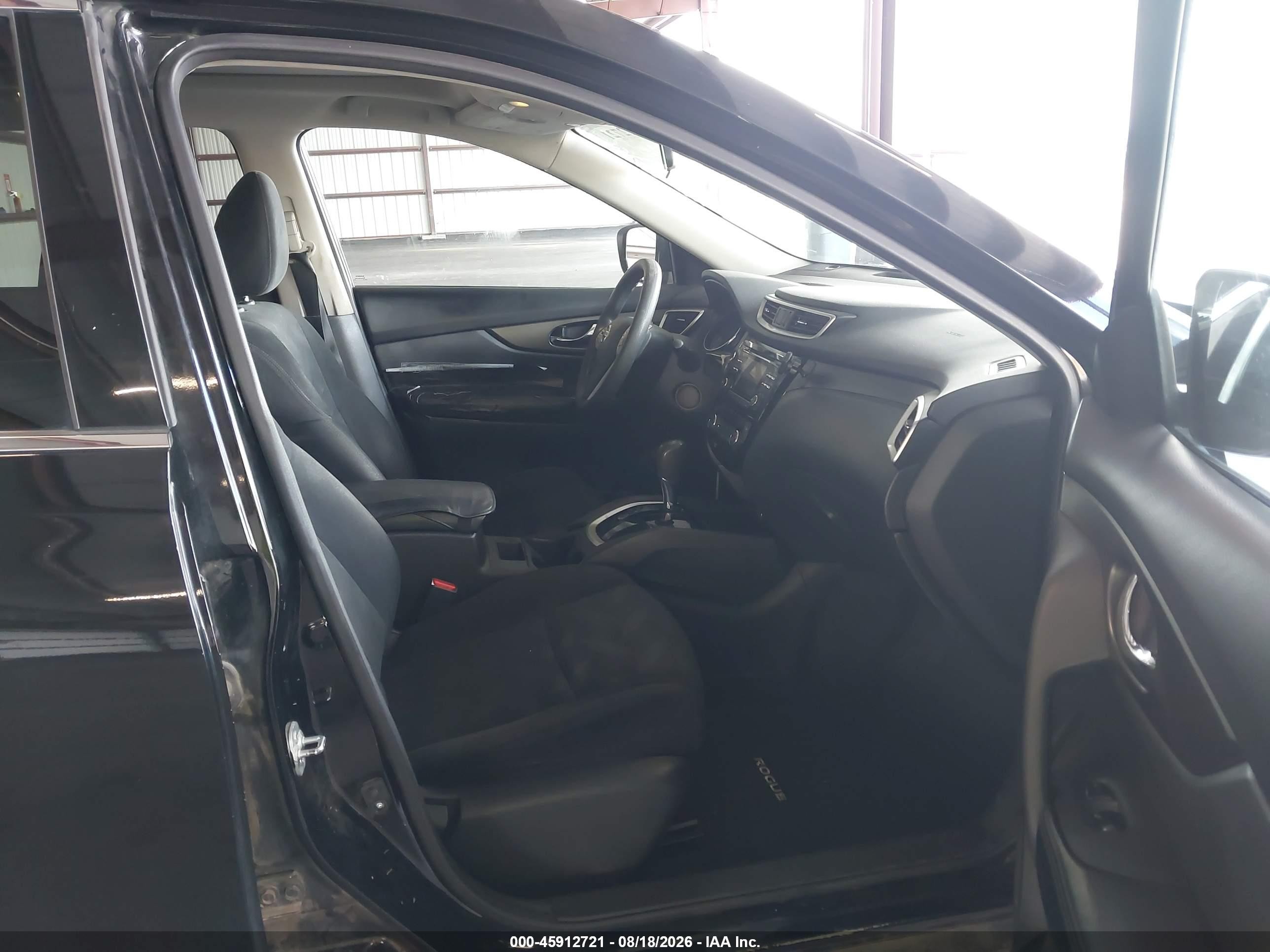 2015 Nissan Rogue Sv Черный vin: 5N1AT2MV0FC757111