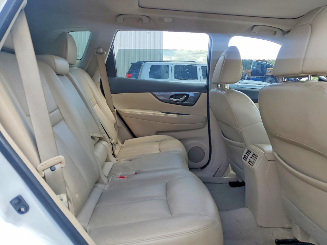 2015 Nissan Rogue Sl White vin: 5N1AT2MV0FC761112