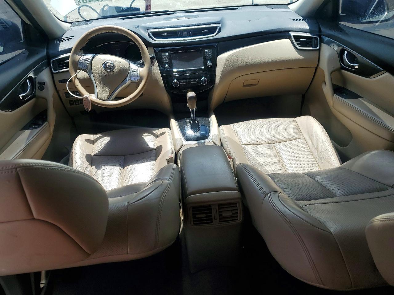 2015 Nissan Rogue Sl White vin: 5N1AT2MV0FC761112