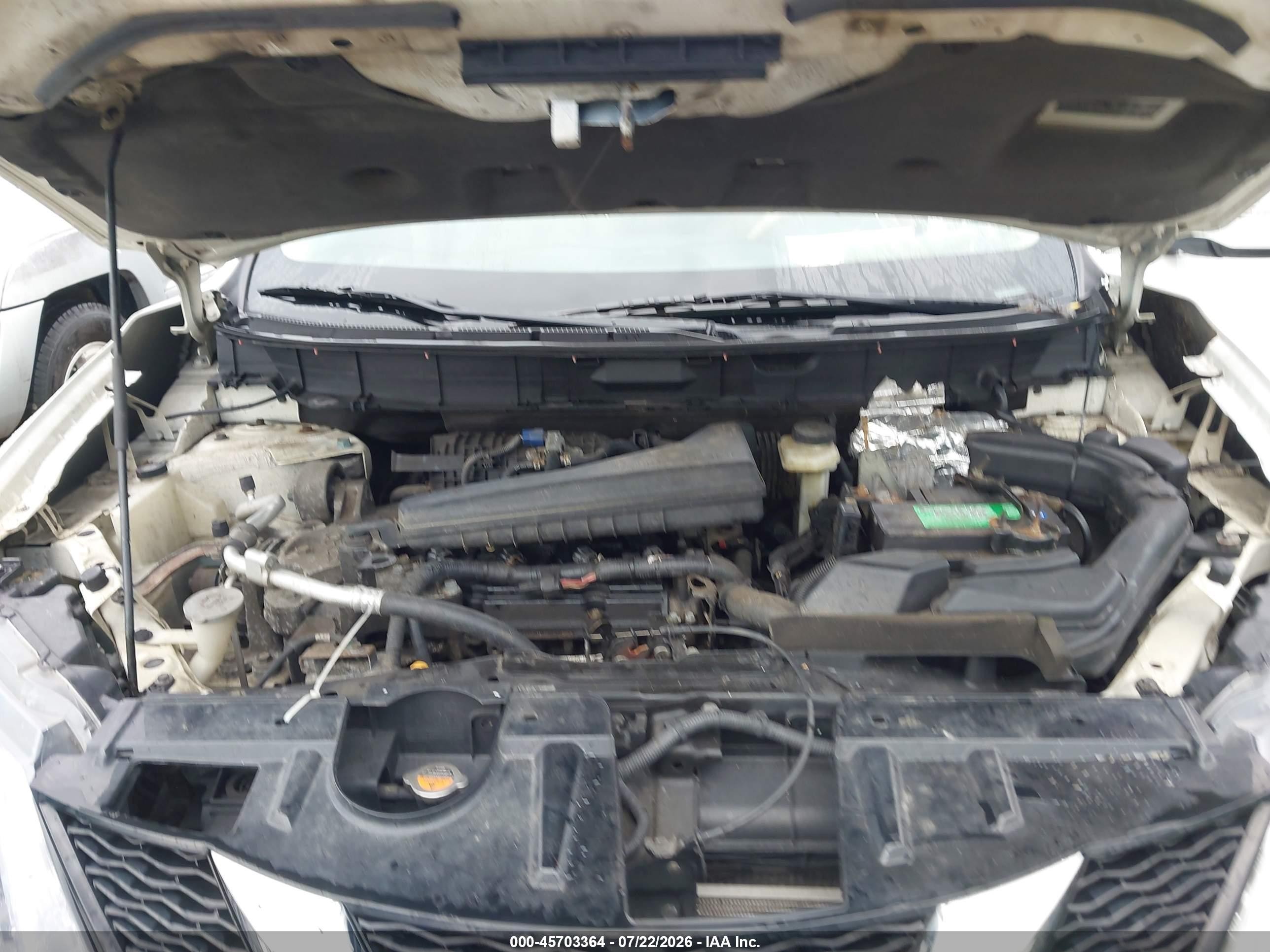 2015 Nissan Rogue Sl White vin: 5N1AT2MV0FC761689