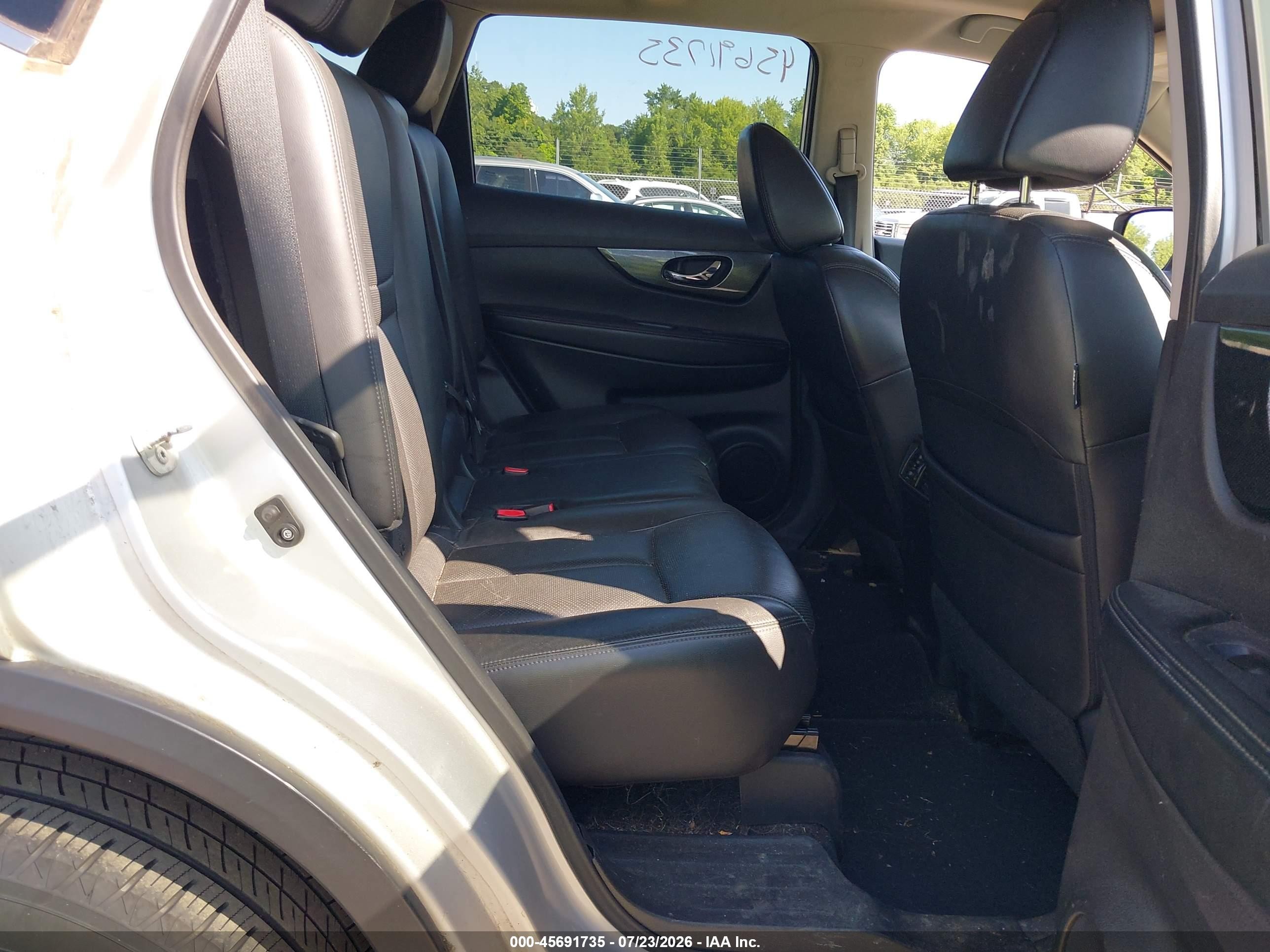 2015 Nissan Rogue Sl Silver vin: 5N1AT2MV0FC769873