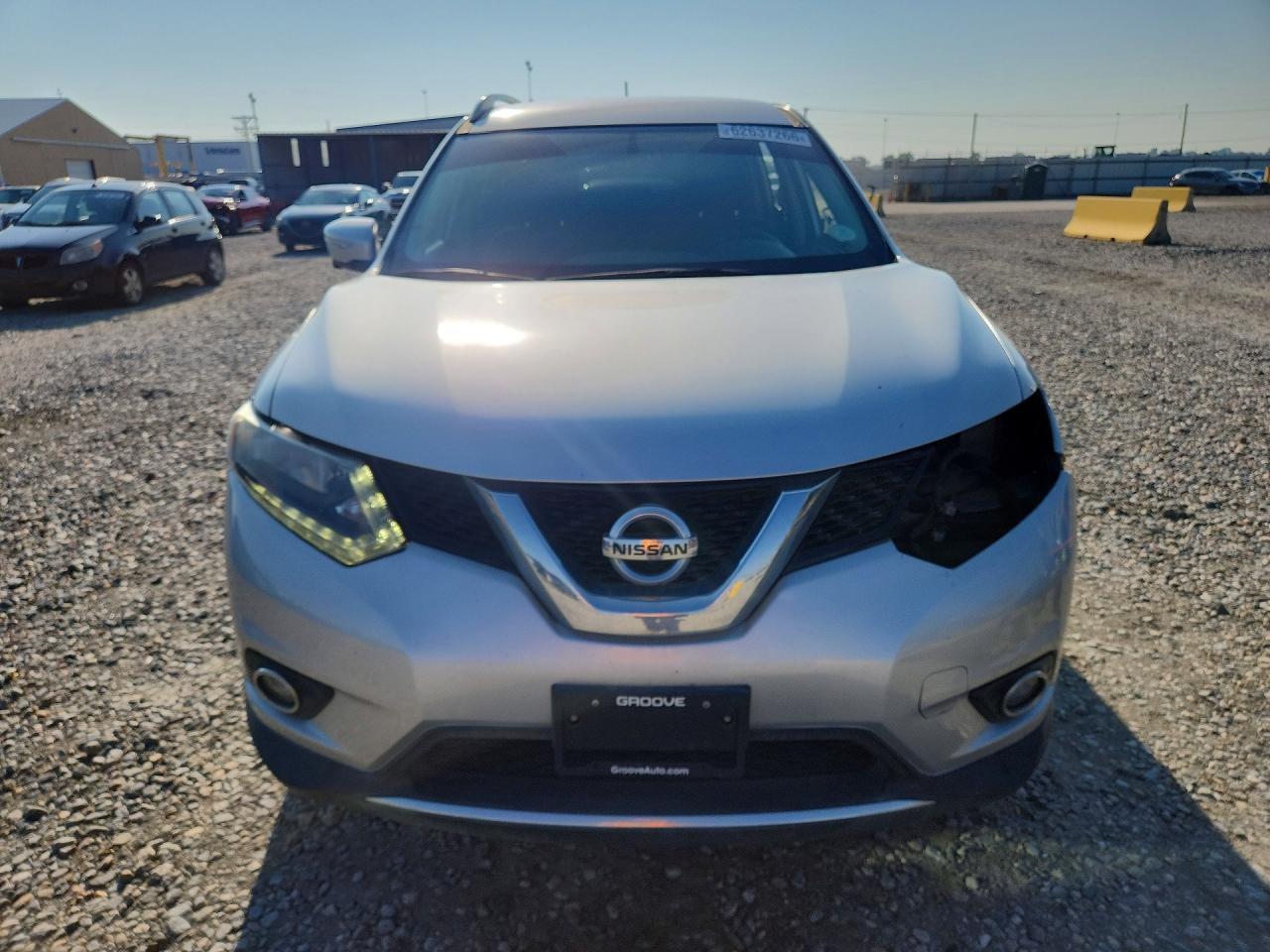 2015 Nissan Rogue Sv Silver vin: 5N1AT2MV0FC779433