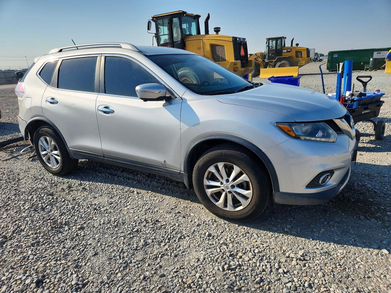 2015 Nissan Rogue Sv Silver vin: 5N1AT2MV0FC779433