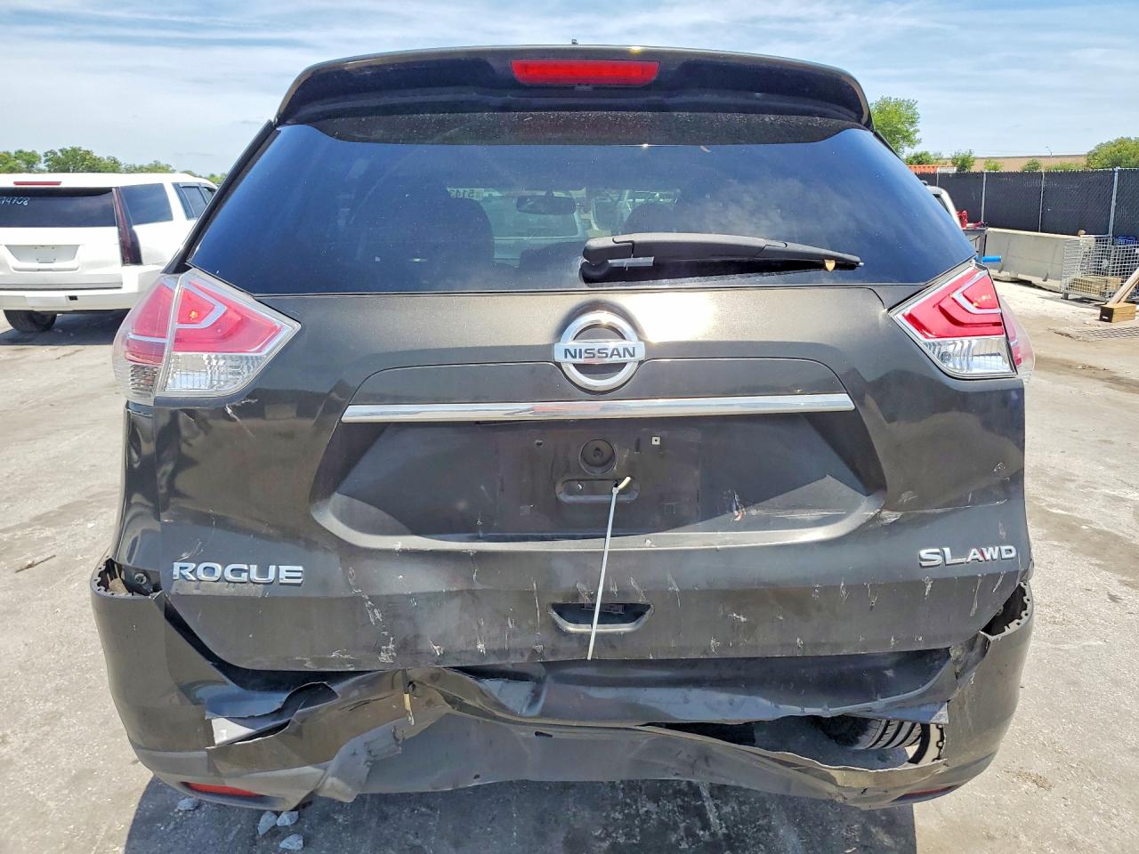 2015 Nissan Rogue Sl Green vin: 5N1AT2MV0FC782204