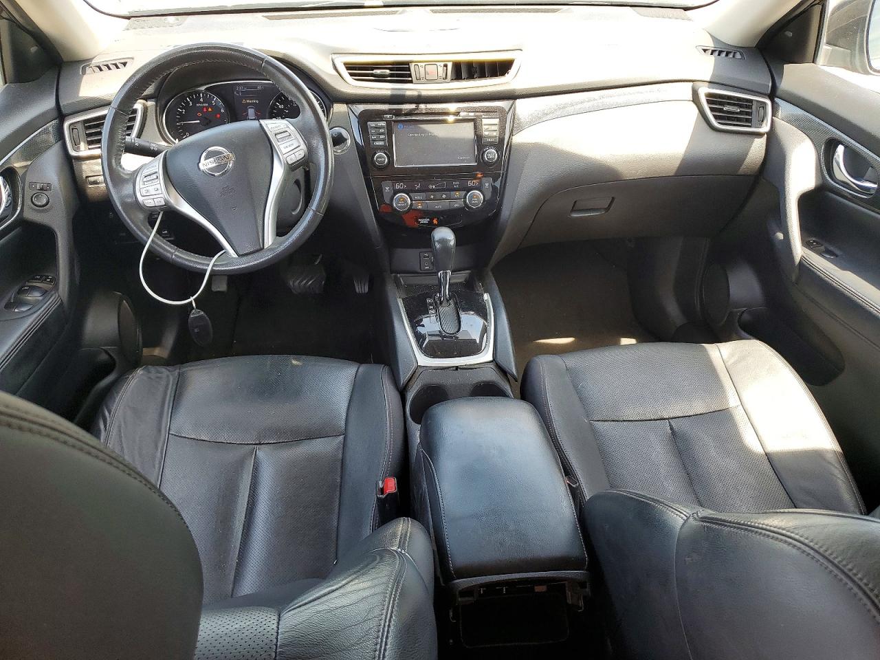 2015 Nissan Rogue Sl Green vin: 5N1AT2MV0FC782204