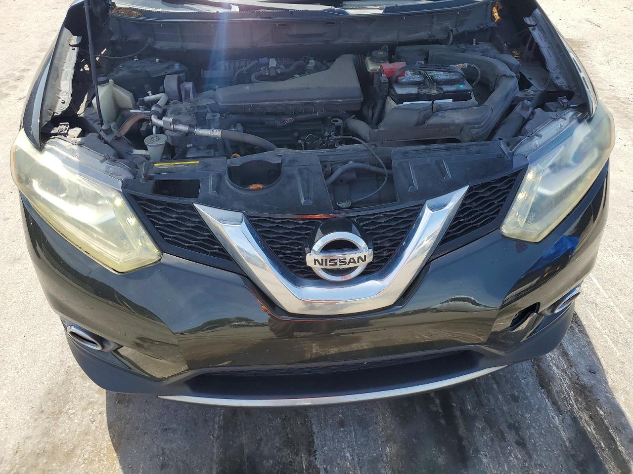 2015 Nissan Rogue Sl Green vin: 5N1AT2MV0FC782204