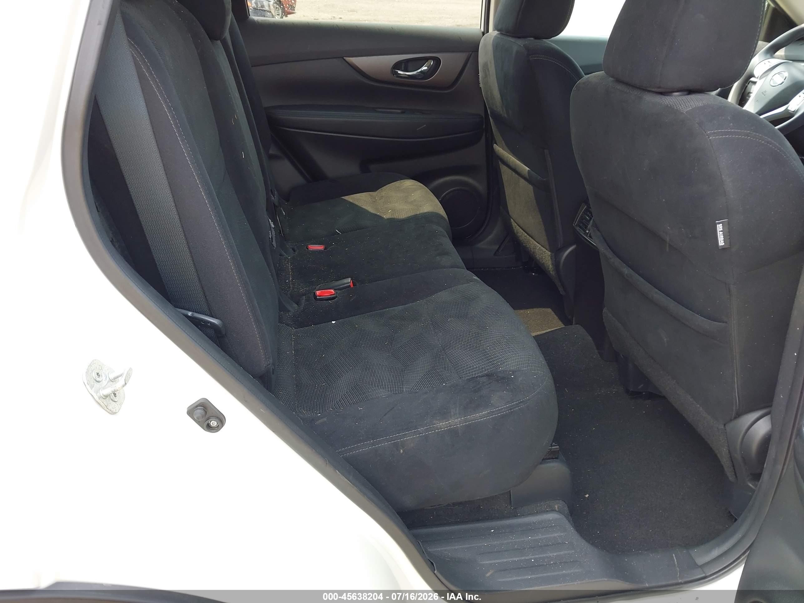 2015 Nissan Rogue Sv White vin: 5N1AT2MV0FC791629