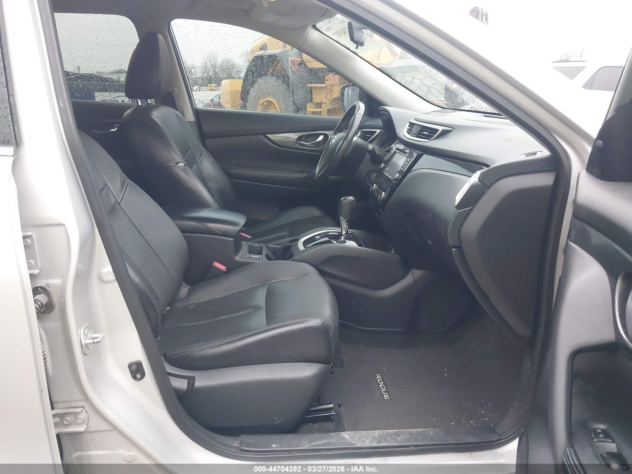 2015 Nissan Rogue Sl Silver vin: 5N1AT2MV0FC796328