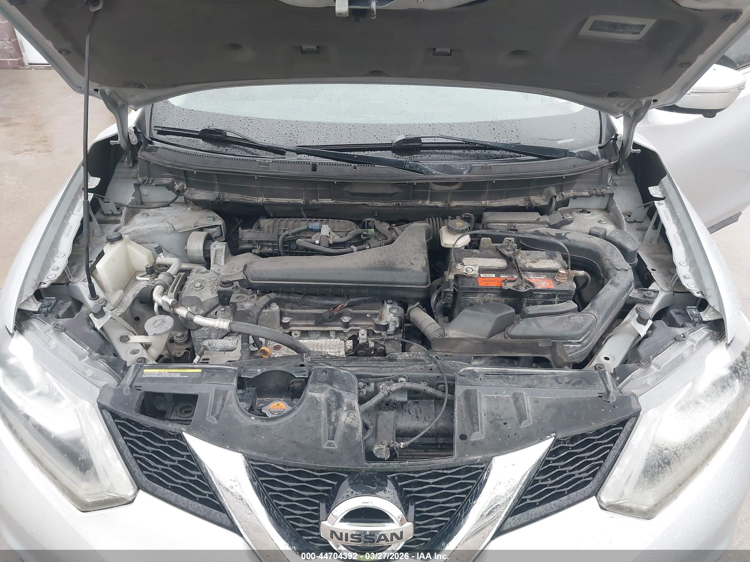 2015 Nissan Rogue Sl Silver vin: 5N1AT2MV0FC796328