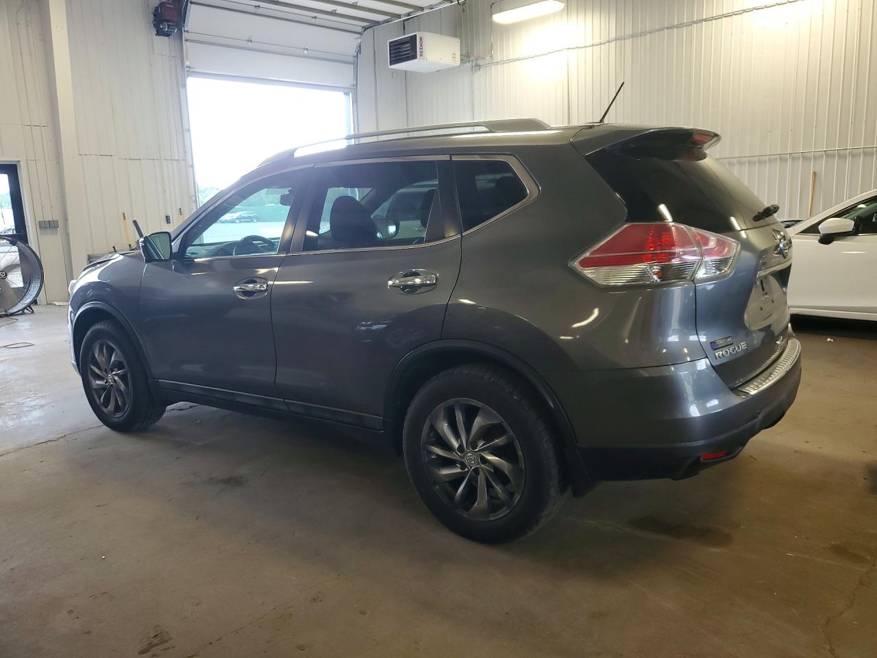 2015 Nissan Rogue Sl Silver vin: 5N1AT2MV0FC797866
