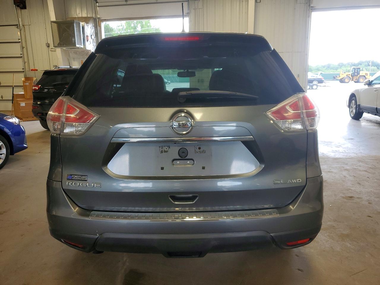 2015 Nissan Rogue Sl Silver vin: 5N1AT2MV0FC797866