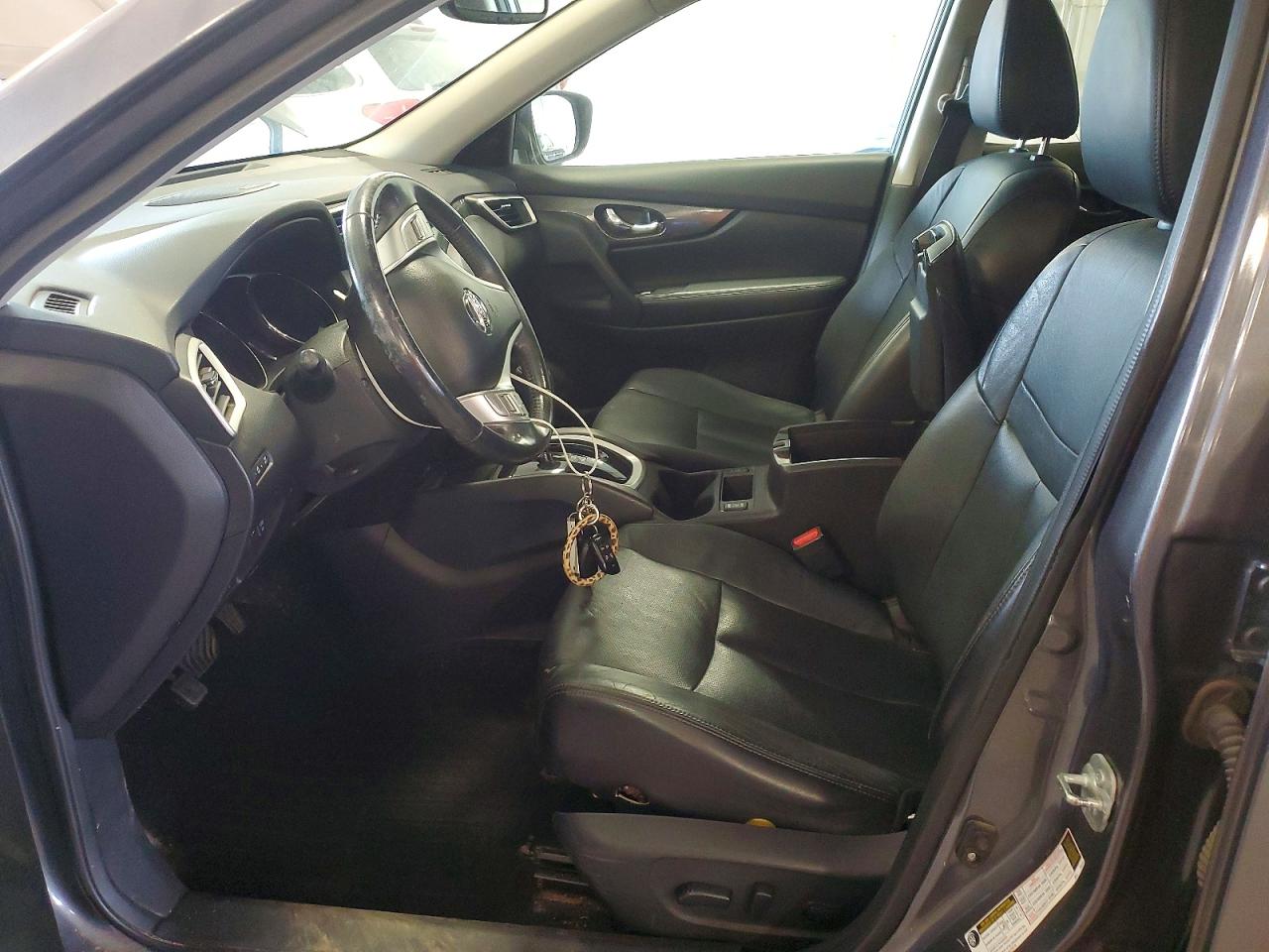 2015 Nissan Rogue Sl Silver vin: 5N1AT2MV0FC797866