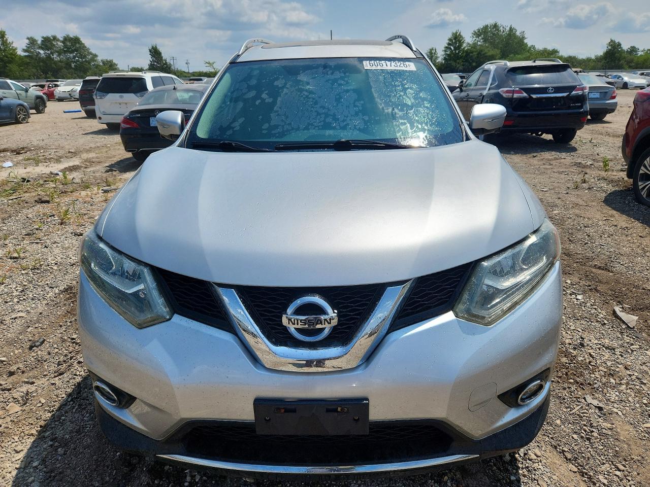 2015 Nissan Rogue Sl White vin: 5N1AT2MV0FC802290