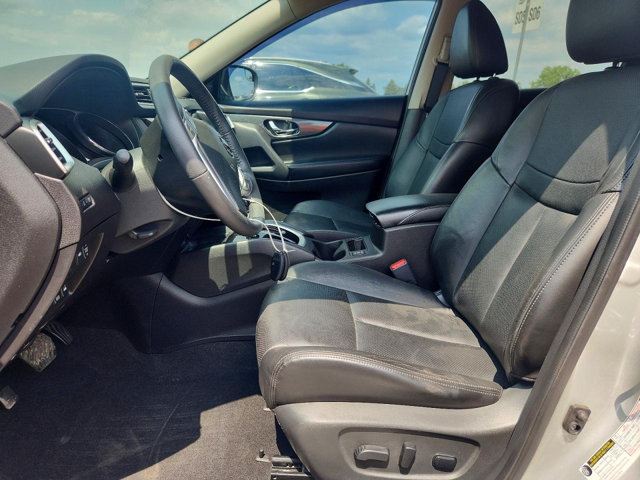 2015 Nissan Rogue Sl White vin: 5N1AT2MV0FC802290