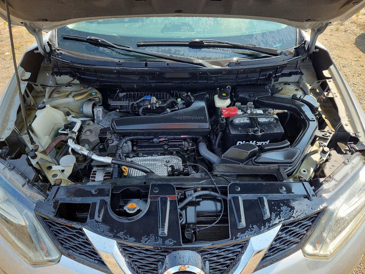 2015 Nissan Rogue Sl White vin: 5N1AT2MV0FC802290