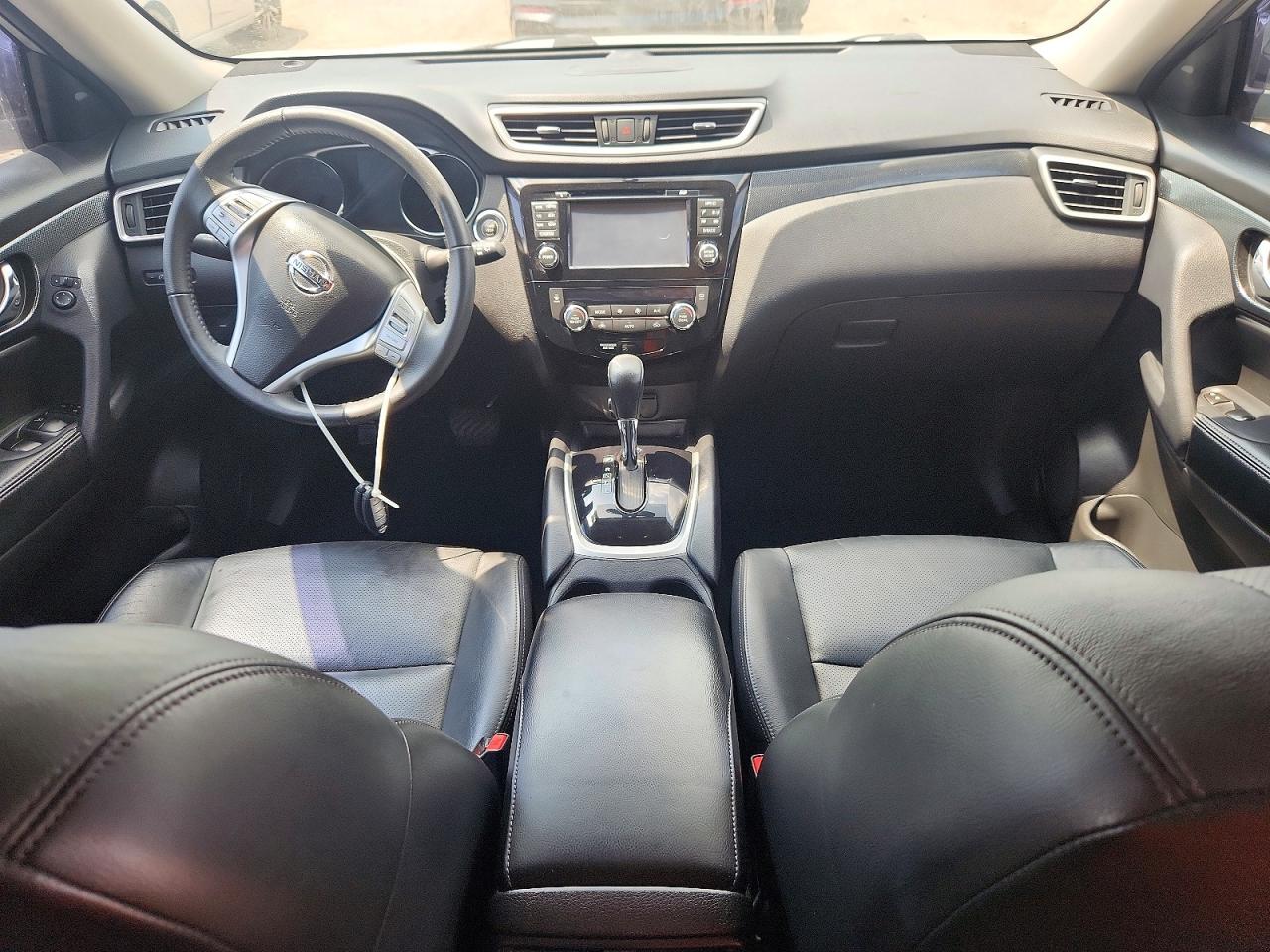 2015 Nissan Rogue Sl White vin: 5N1AT2MV0FC802290