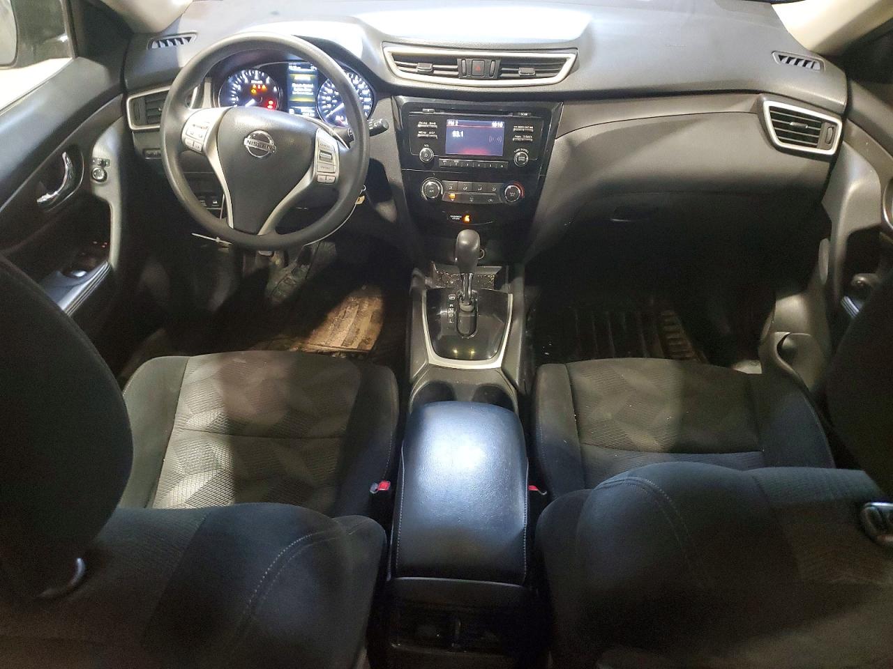 2015 Nissan Rogue S Gray vin: 5N1AT2MV0FC806257