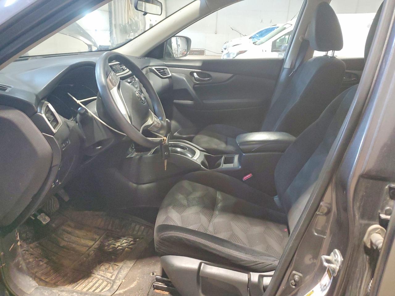 2015 Nissan Rogue S Gray vin: 5N1AT2MV0FC806257