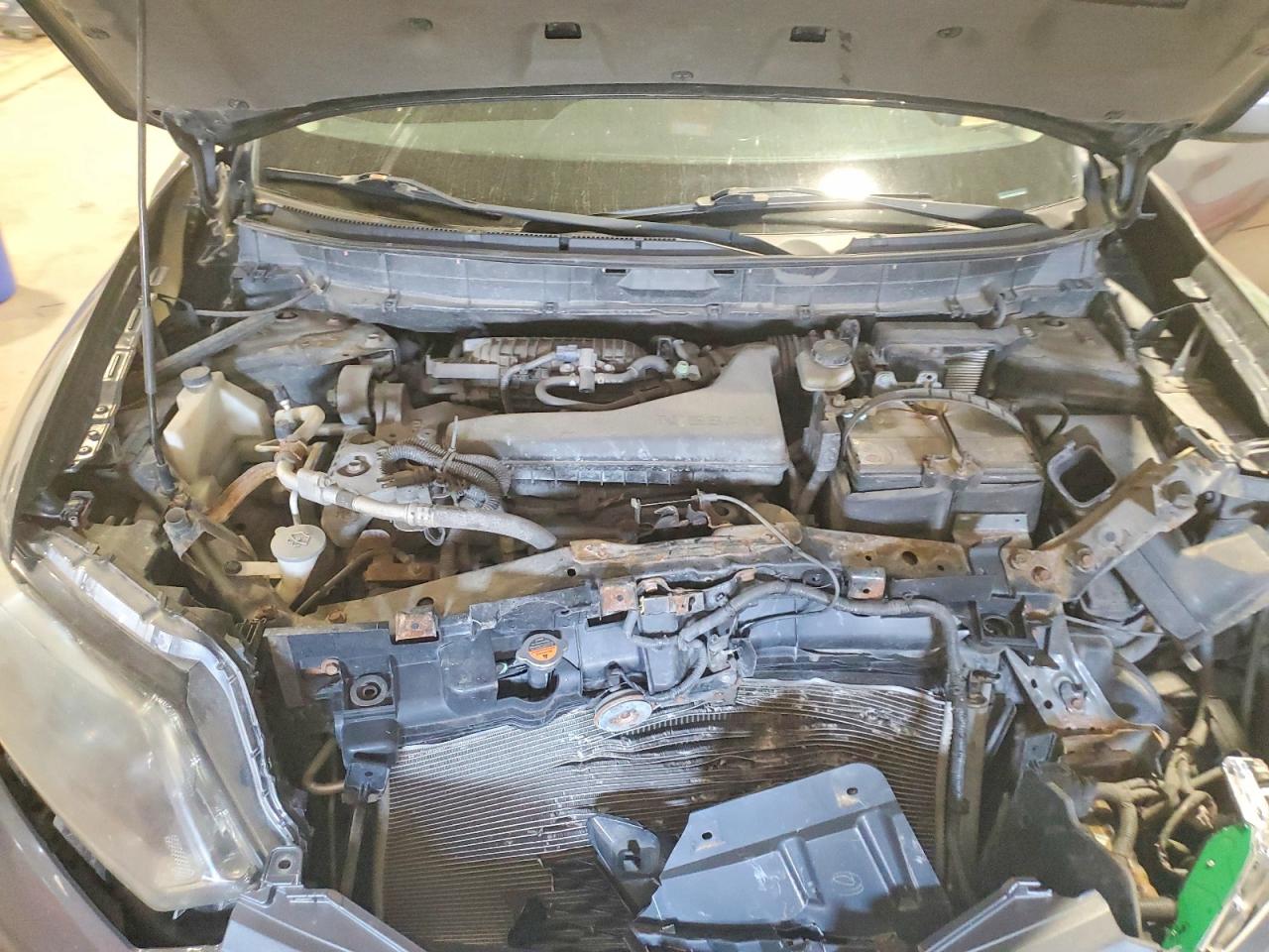 2015 Nissan Rogue S Gray vin: 5N1AT2MV0FC806257