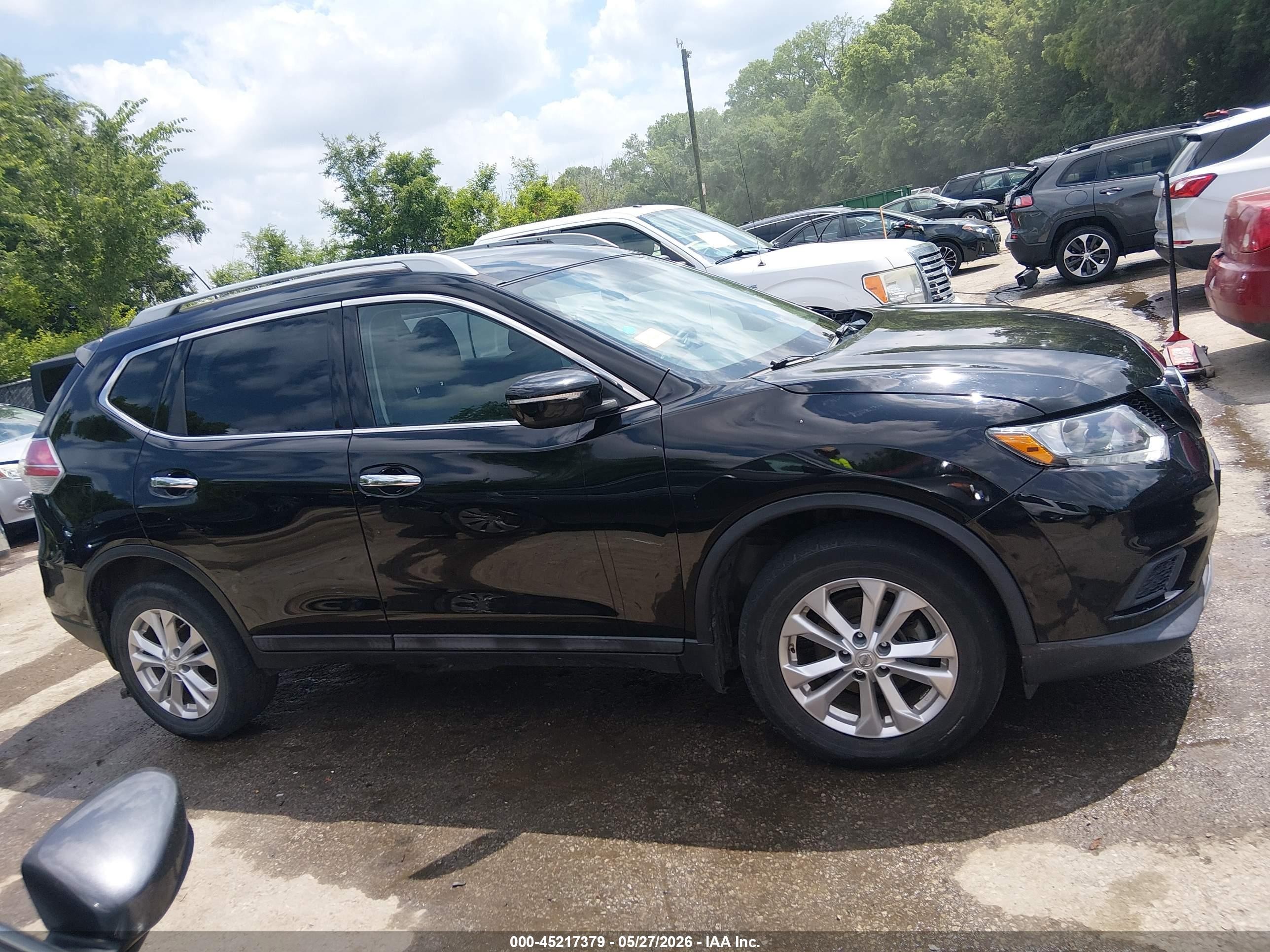 2015 Nissan Rogue Sv Gray vin: 5N1AT2MV0FC810177