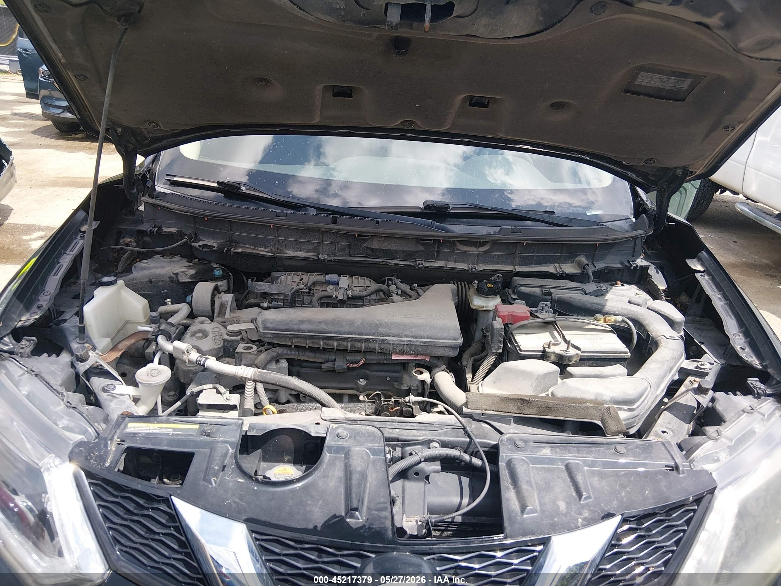 2015 Nissan Rogue Sv Gray vin: 5N1AT2MV0FC810177