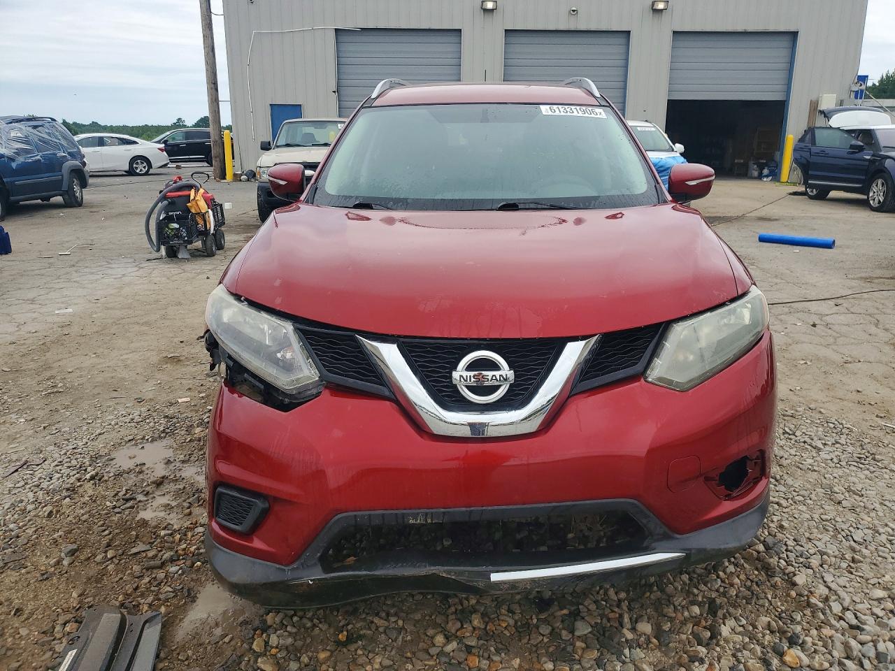 2015 Nissan Rogue Sv Red vin: 5N1AT2MV0FC836620