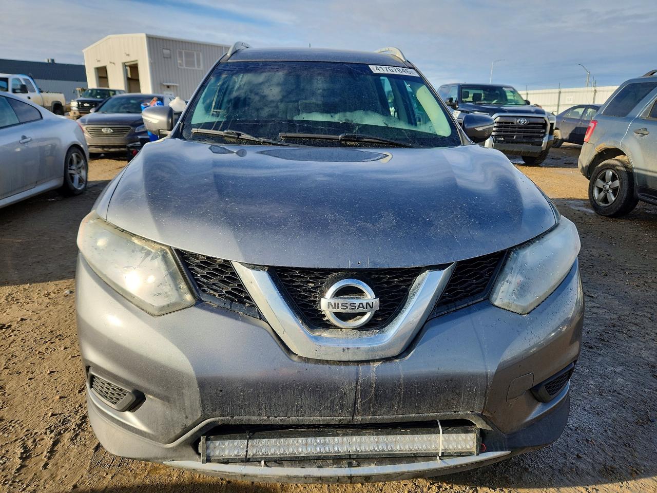 2015 Nissan Rogue S Silver vin: 5N1AT2MV0FC869276