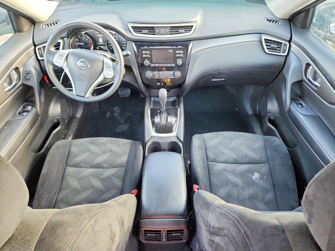 2015 Nissan Rogue S Silver vin: 5N1AT2MV0FC869276