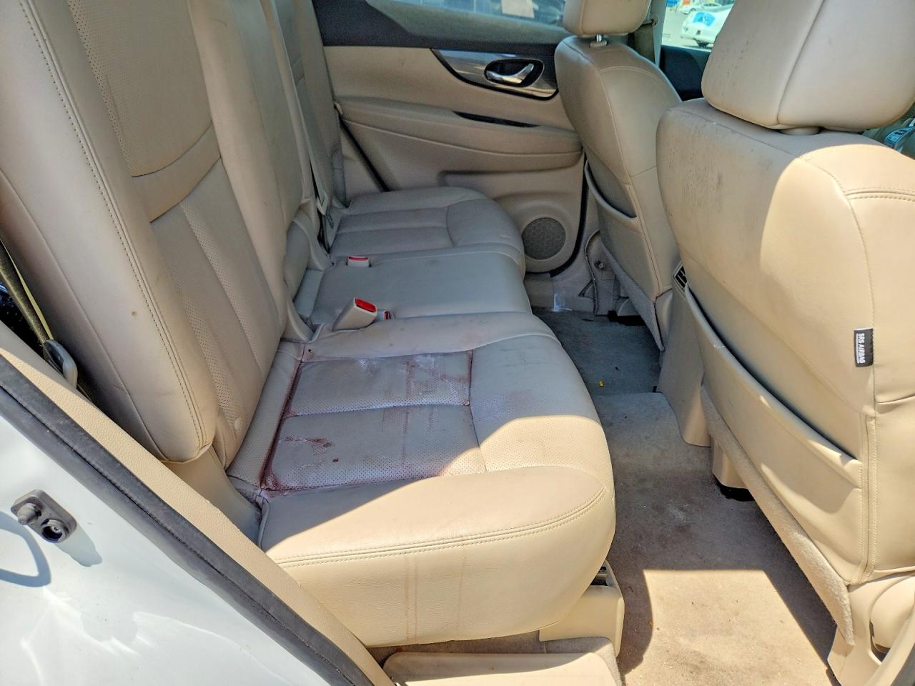 2015 Nissan Rogue Sl White vin: 5N1AT2MV0FC872226
