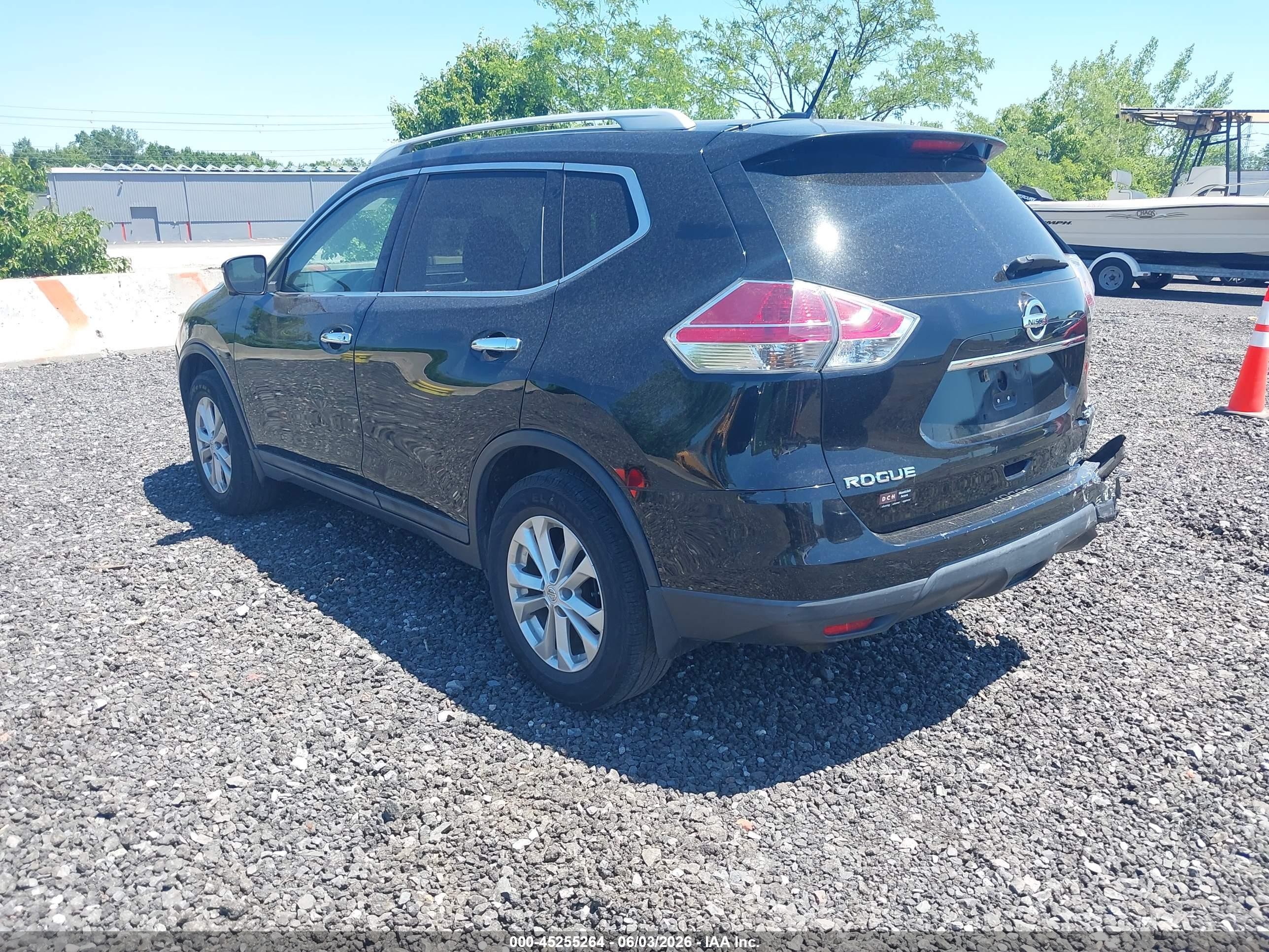 2015 Nissan Rogue Sv Черный vin: 5N1AT2MV0FC893545