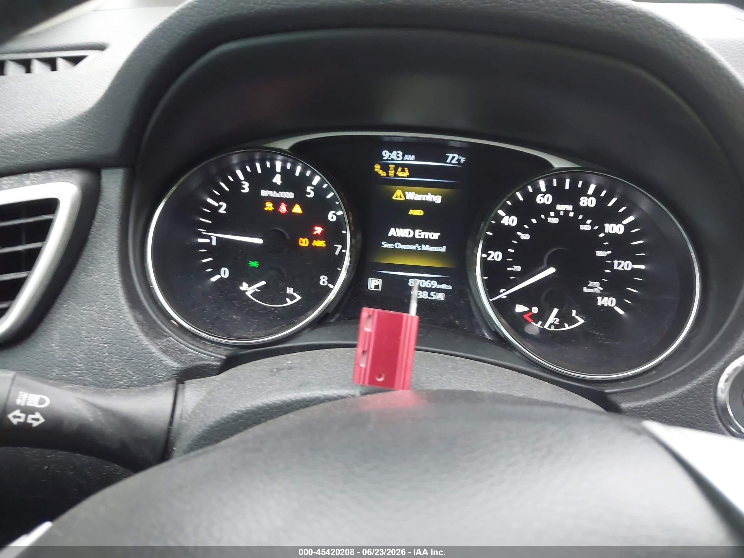 2015 Nissan Rogue Sl White vin: 5N1AT2MV0FC895408