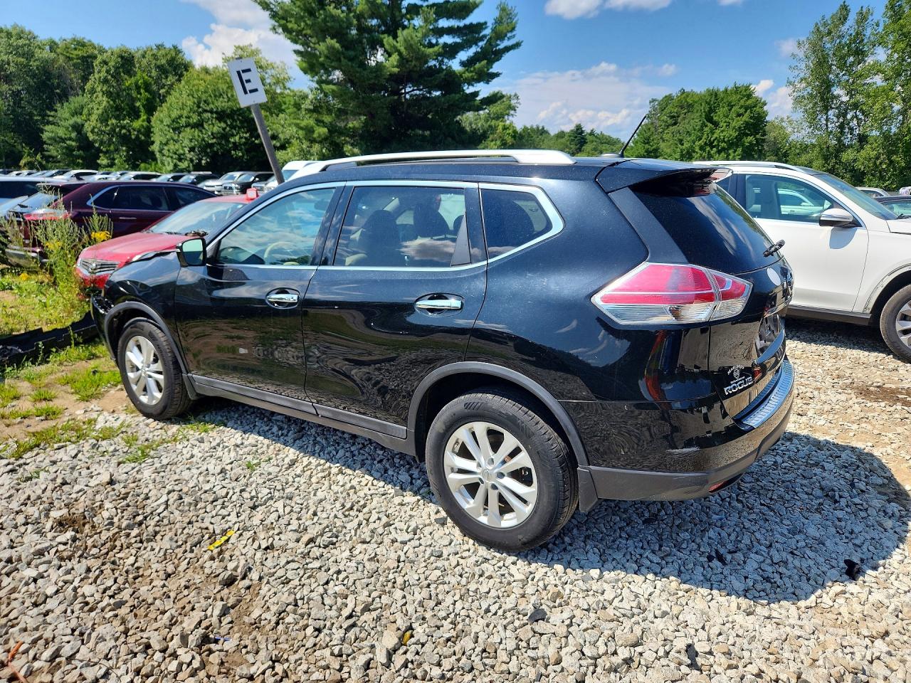 2015 Nissan Rogue Sv Black vin: 5N1AT2MV0FC896770