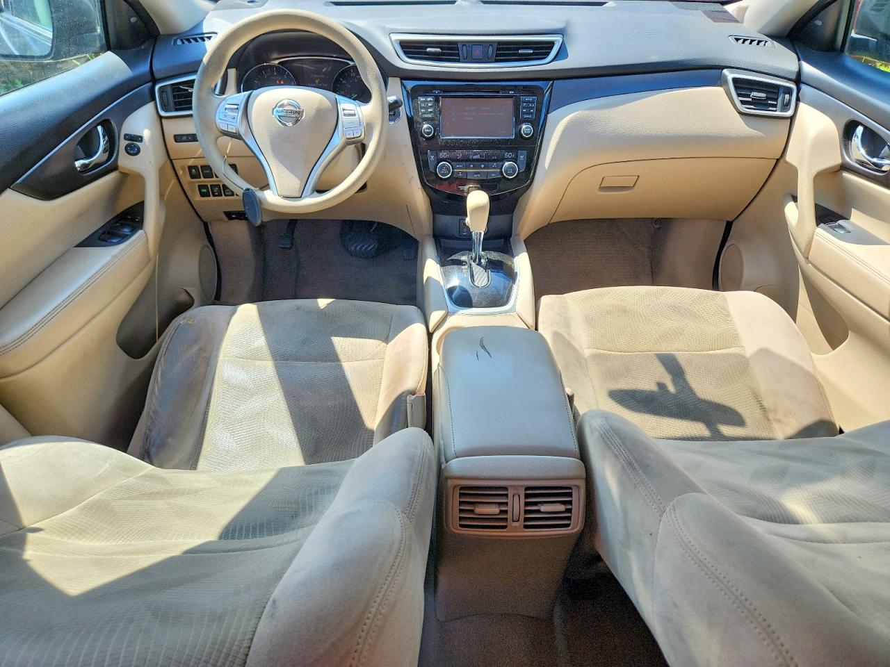 2015 Nissan Rogue Sv Black vin: 5N1AT2MV0FC896770