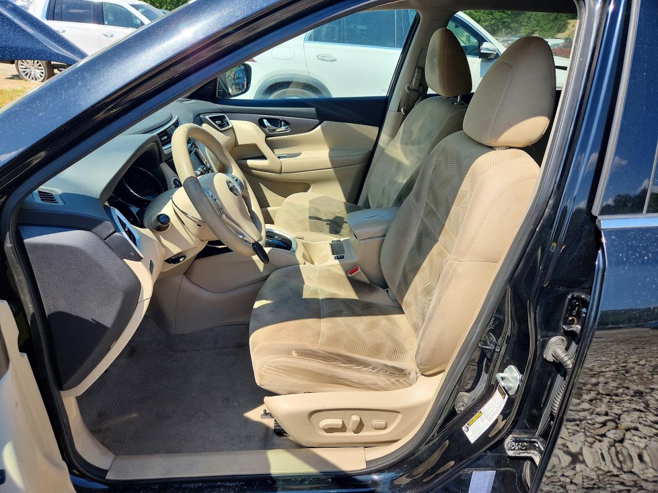 2015 Nissan Rogue Sv Black vin: 5N1AT2MV0FC896770