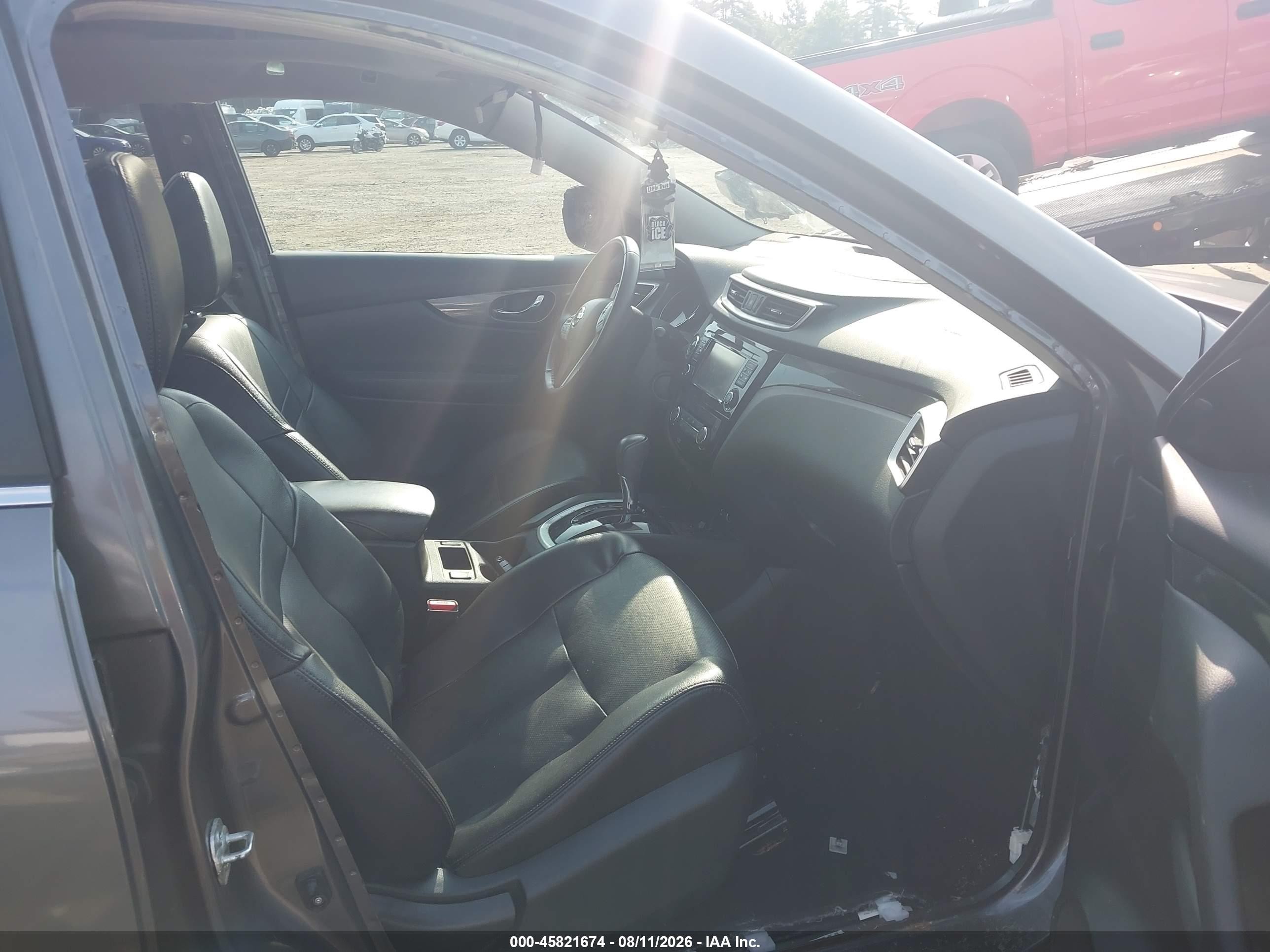 2015 Nissan Rogue Sl Gray vin: 5N1AT2MV0FC899149