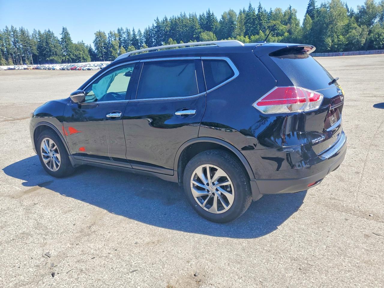 2015 Nissan Rogue Sl Черный vin: 5N1AT2MV0FC917116