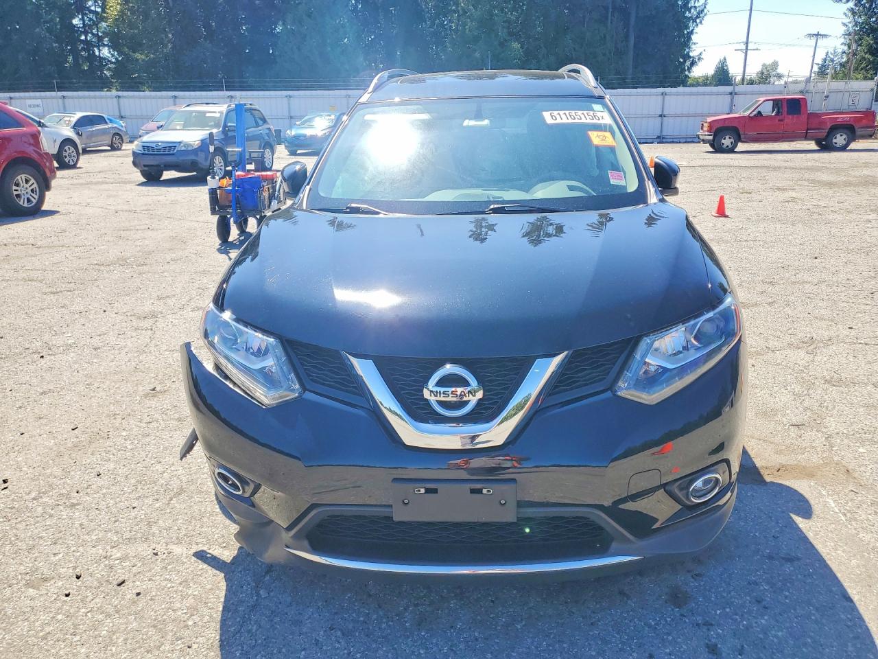2015 Nissan Rogue Sl Черный vin: 5N1AT2MV0FC917116