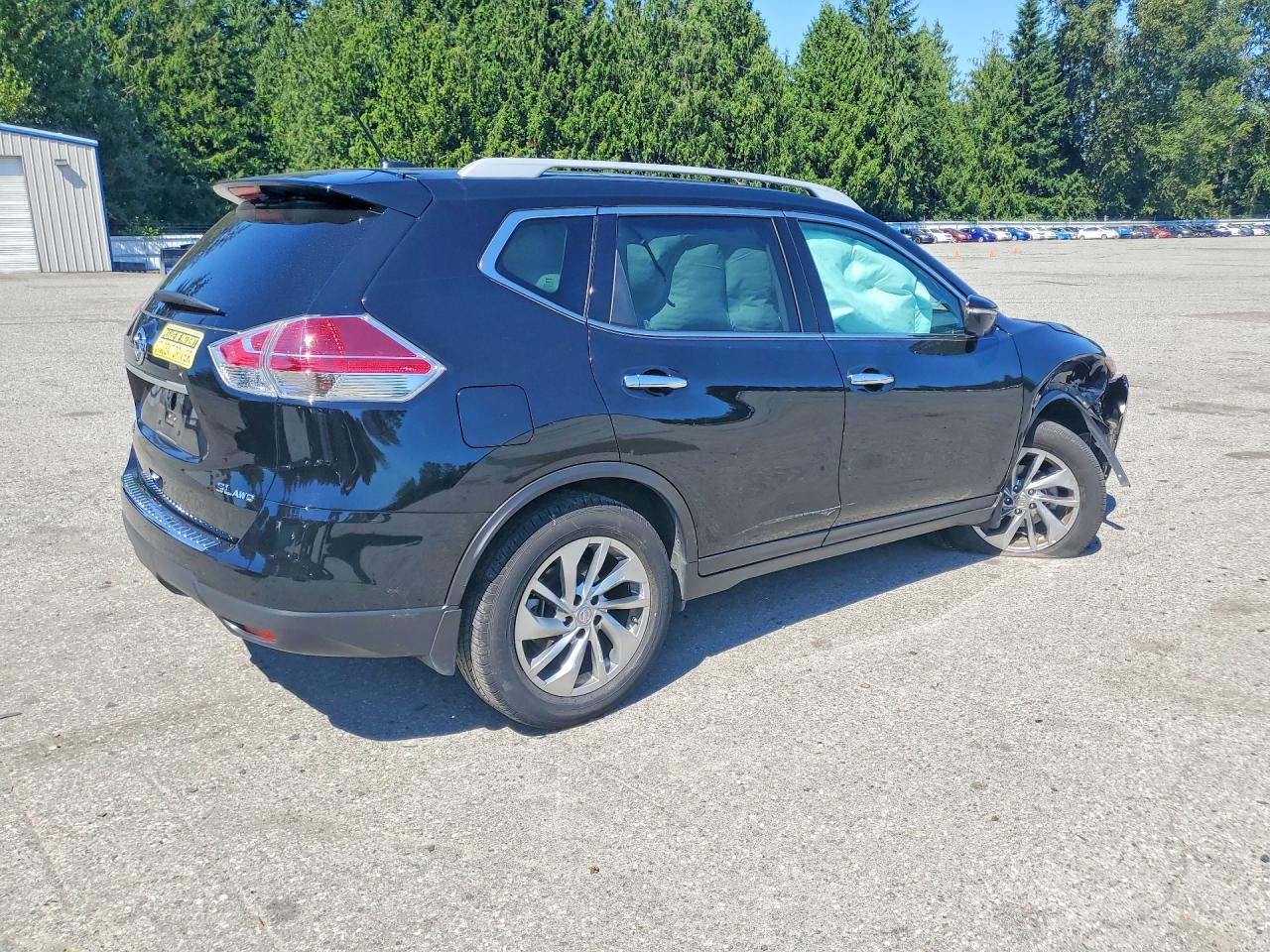 2015 Nissan Rogue Sl Черный vin: 5N1AT2MV0FC917116