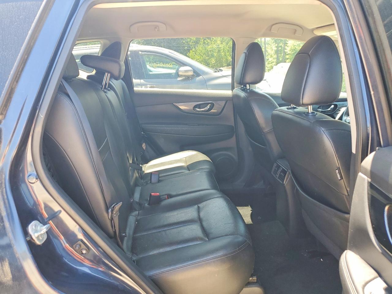 2015 Nissan Rogue Sl Синий vin: 5N1AT2MV0FC923305