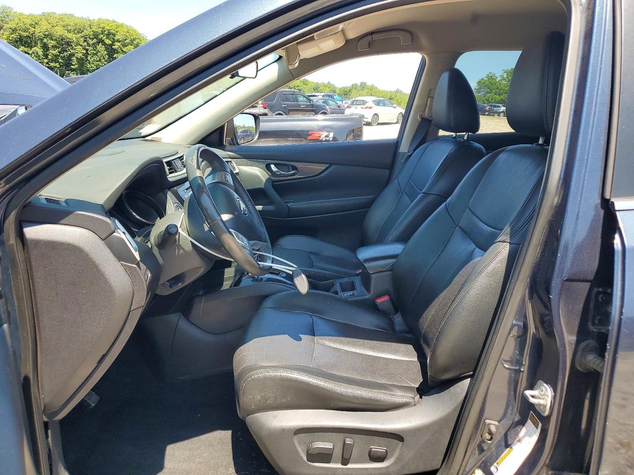 2015 Nissan Rogue Sl Синий vin: 5N1AT2MV0FC923305