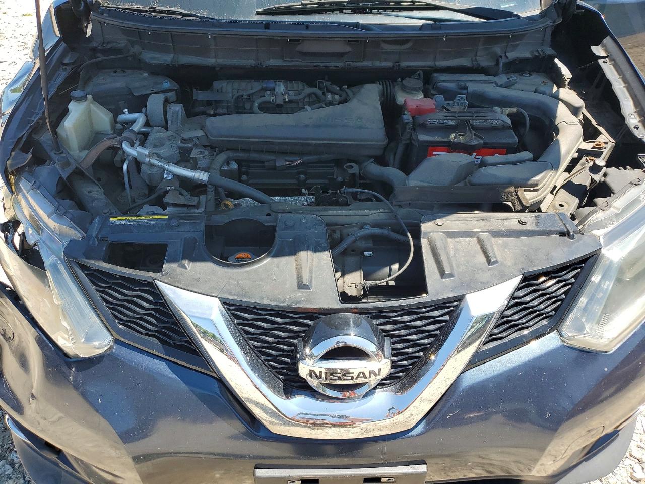 2015 Nissan Rogue Sl Синий vin: 5N1AT2MV0FC923305