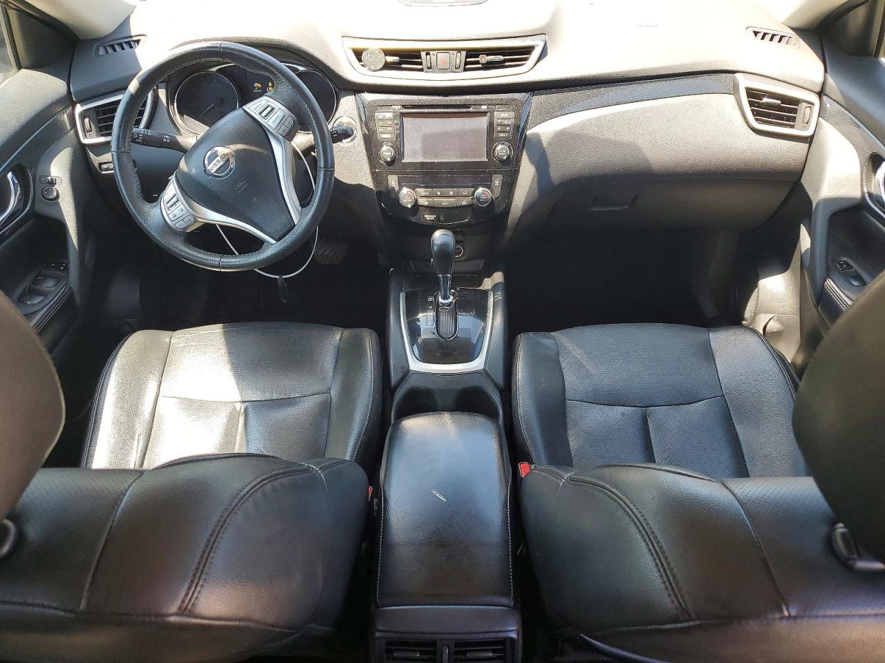 2015 Nissan Rogue Sl Синий vin: 5N1AT2MV0FC923305