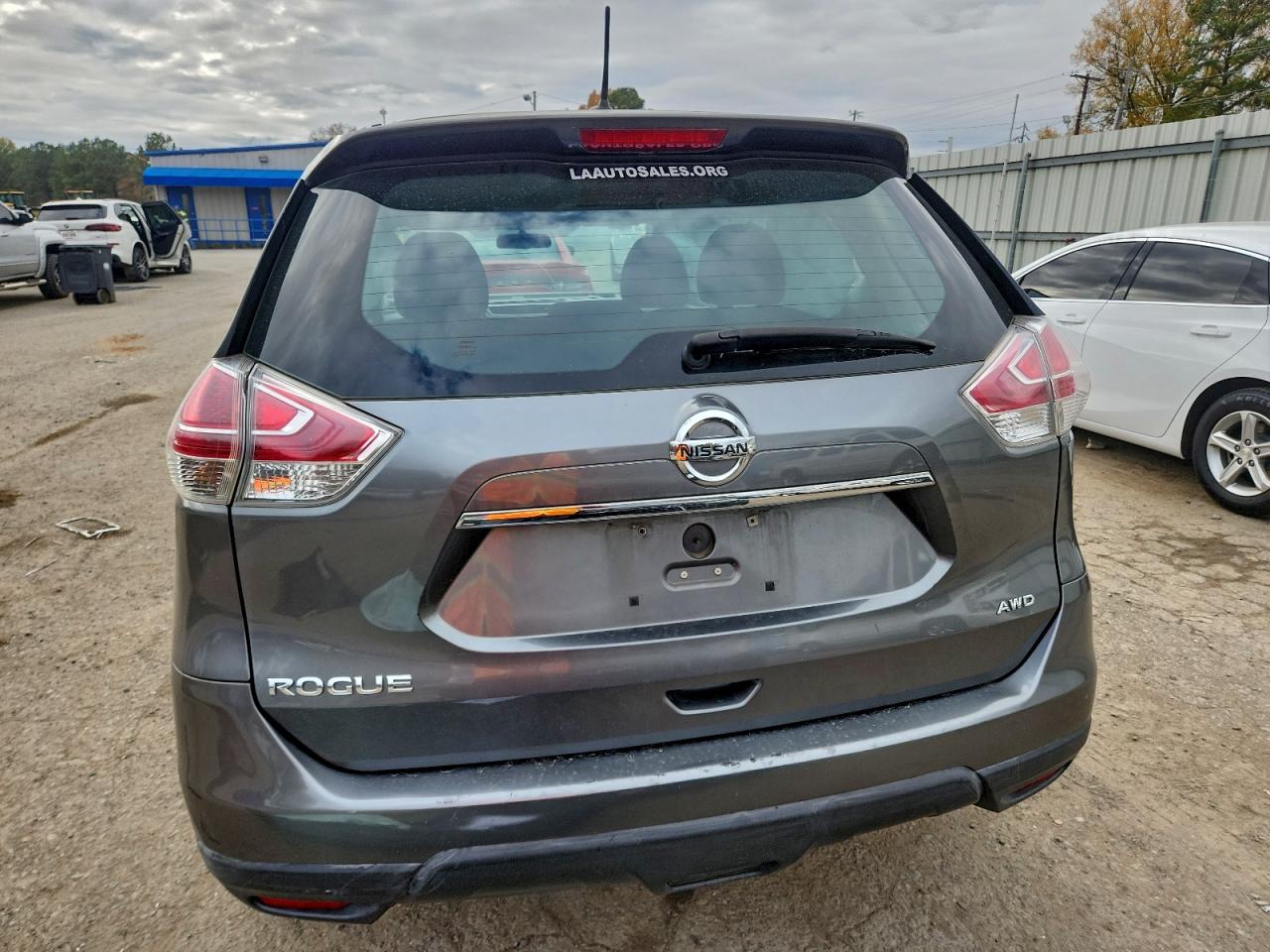 2016 Nissan Rogue S Gray vin: 5N1AT2MV0GC747325