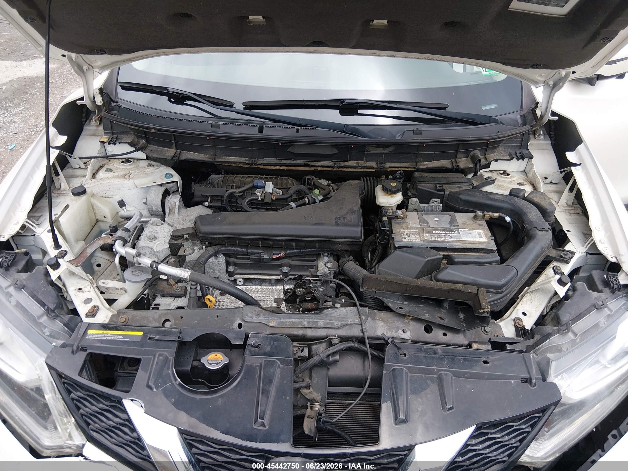 2016 Nissan Rogue Sl White vin: 5N1AT2MV0GC877850