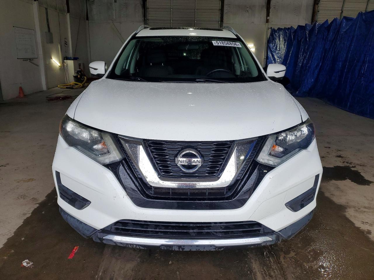 2017 Nissan Rogue Sv White vin: 5N1AT2MV0HC766636