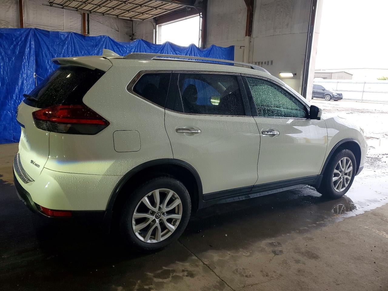 2017 Nissan Rogue Sv White vin: 5N1AT2MV0HC766636