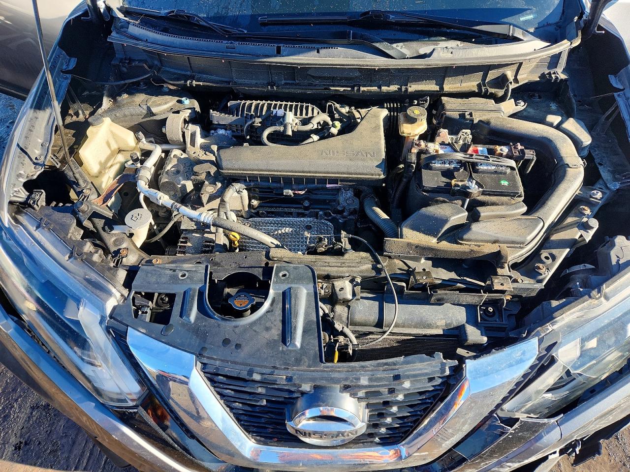 2017 Nissan Rogue Sv Gray vin: 5N1AT2MV0HC817827